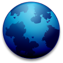 The generic globe logo used when Firefox is co...