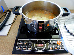 Induction cooking
