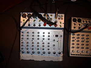 Alesis MultiMix 8 USB Podcast setup left side ...