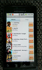 Amazon MP3 app on Droid