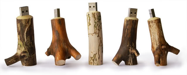 Wooden USB stick